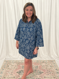 The Written in Blue Dress