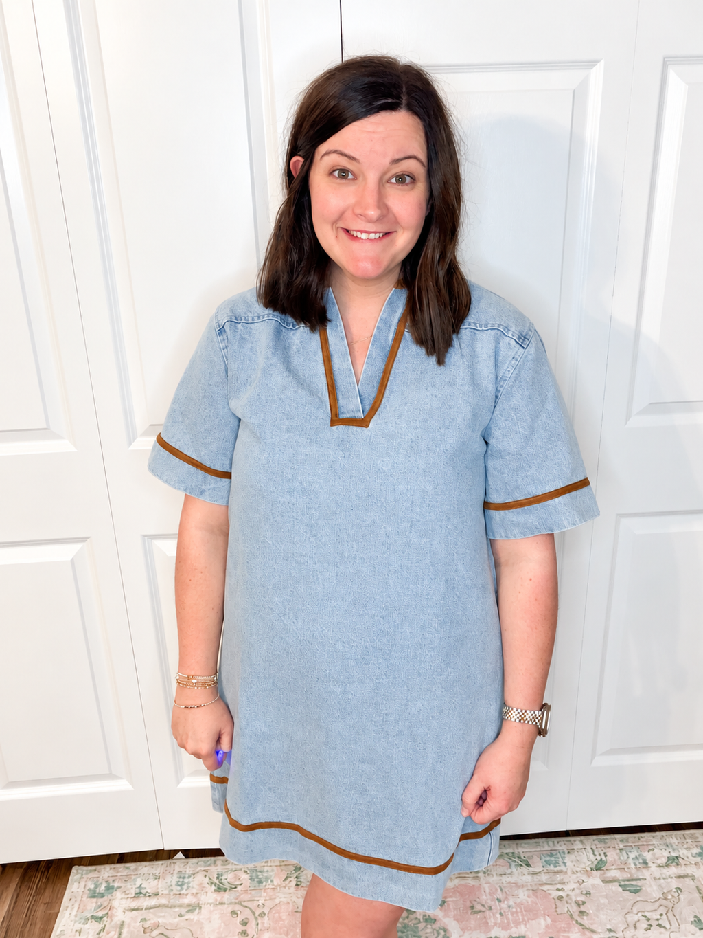 The Denim & Details Dress